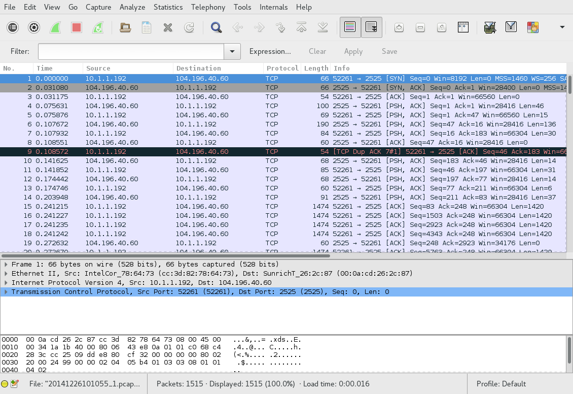 More Wireshark
