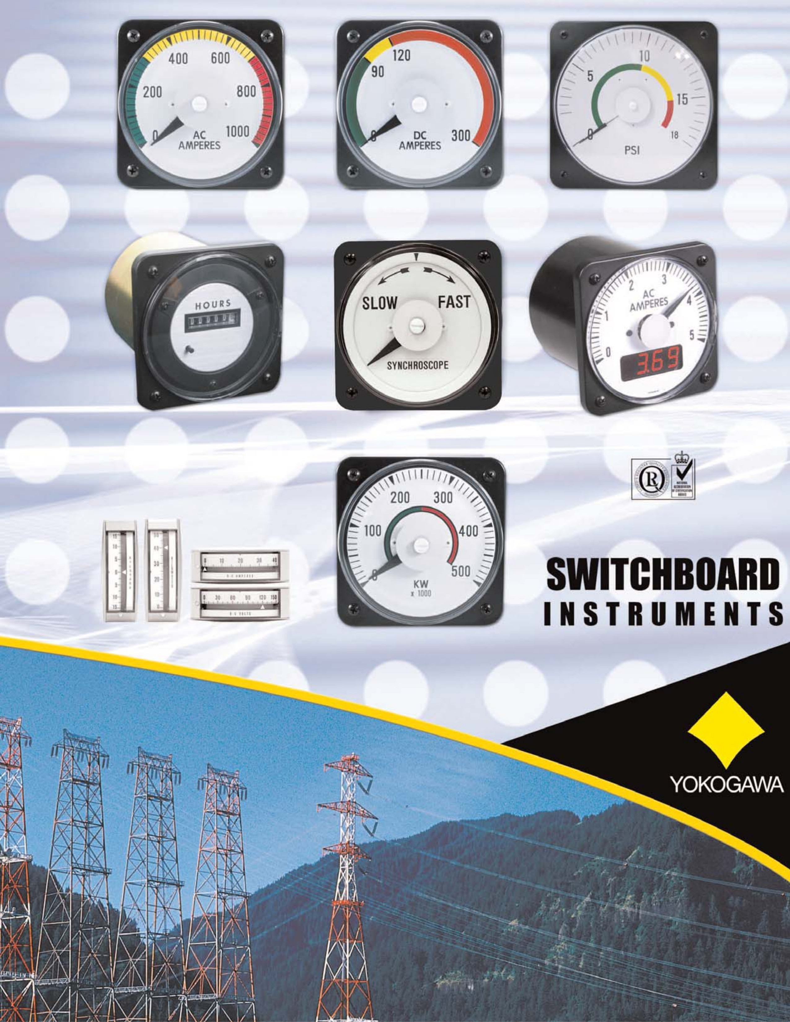 The front page of the catalog we found the ammeter in